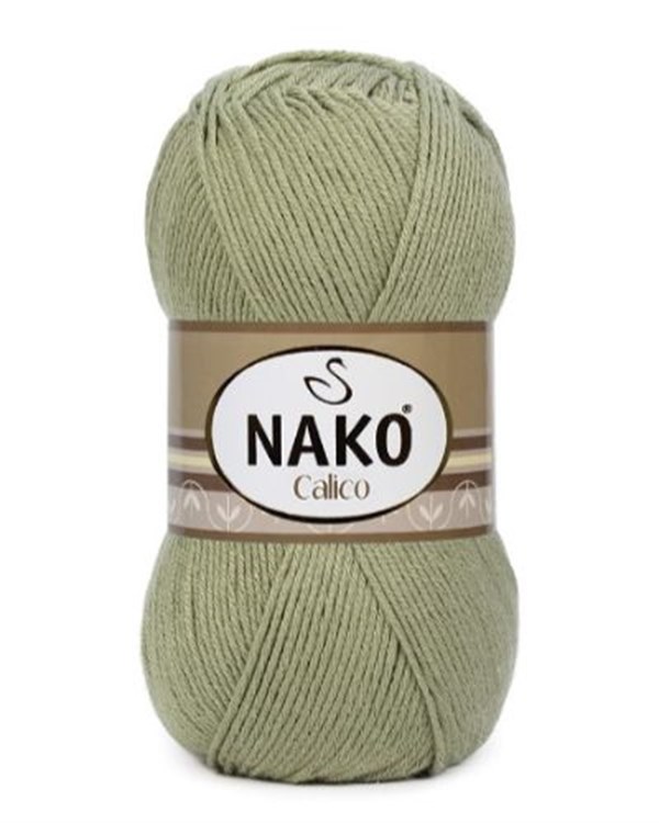 Nako Calico 11923 Çağla | Pamuklu Yazlık İp