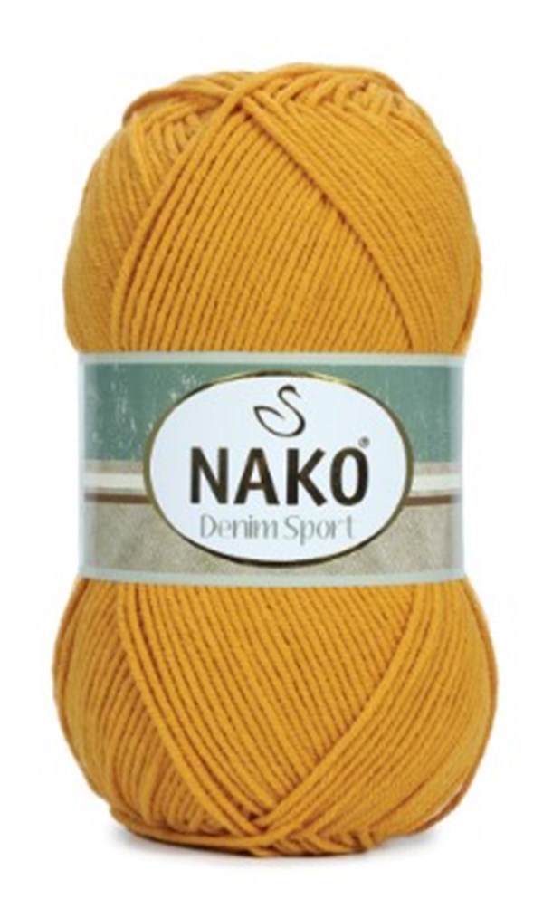 Nako Denim Sport 1380 Oksit Sarı | Örgü İpi
