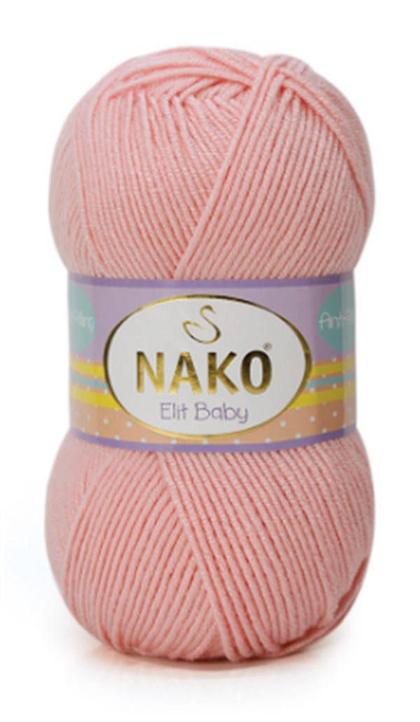 Nako Elit Baby 6165 - Tüylenmeyen İp - Bebek İpi