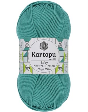Kartopu Baby Naturel Cotton K418 Yeşil | 5 Yumak