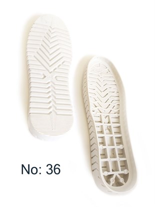 Lastik Taban Beyaz (Çift) | Ayakkabı Tabanı