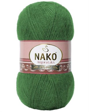 Nako Angora Luks 10665 Çimen Yeşili | Örgü İpi
