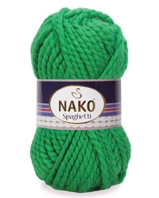Nako Spaghetti 11347 Neon Yeşil | Kışlık Nako İpi Yünlü